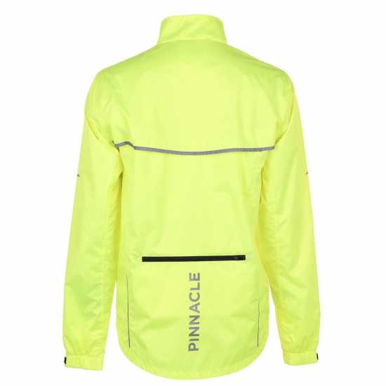 Pinnacle Мъжко Колоездачно Яке Waterproof Cycling Jacket Mens Жълто Мъжки грейки