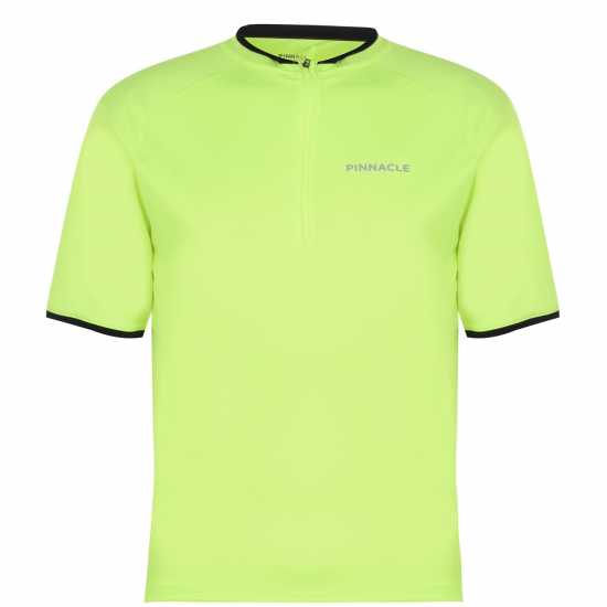 Pinnacle Cycling Short Sleeve Jersey Mens Жълто Мъжки ризи