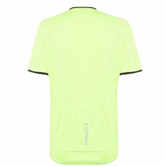 Pinnacle Cycling Short Sleeve Jersey Mens Жълто Мъжки ризи