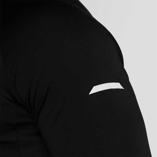 Pinnacle Мъжка Колоездачна Фланелка Long Sleeve Cycling Jersey Mens Черно Мъжки ризи