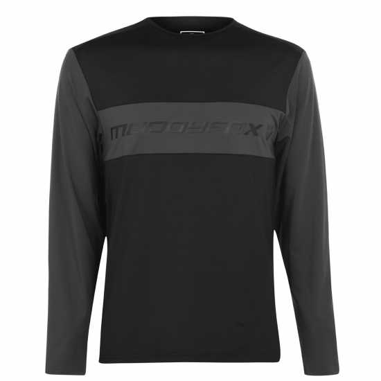 Muddyfox Long Sleeve Technical Tee Mens Черно Мъжки ризи