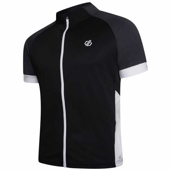 Dare2B Dare 2B 2B Protraction Jersey Cycling Top Mens Черно/Ебони Мъжко облекло за едри хора