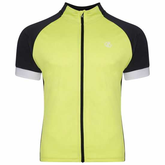 Dare2B Dare 2B 2B Protraction Jersey Cycling Top Mens Жълто/Ебони Мъжки тениски с яка