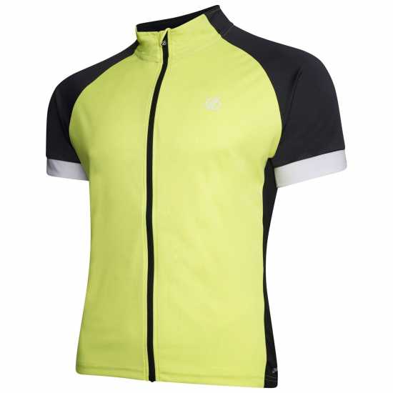 Dare2B Dare 2B 2B Protraction Jersey Cycling Top Mens Жълто/Ебони Мъжки тениски с яка