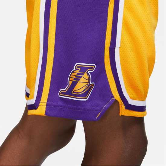 Nike Heat Icon Edition Men's Nike NBA Swingman Shorts LAKERS Мъжко облекло за едри хора