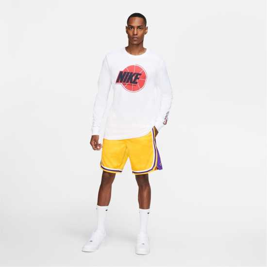 Nike Heat Icon Edition Men's Nike NBA Swingman Shorts Лейкърс Мъжко облекло за едри хора