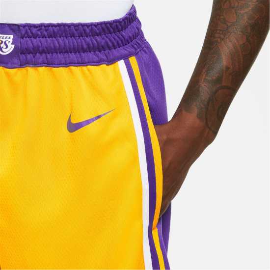 Nike Heat Icon Edition Men's Nike NBA Swingman Shorts Лейкърс Мъжко облекло за едри хора