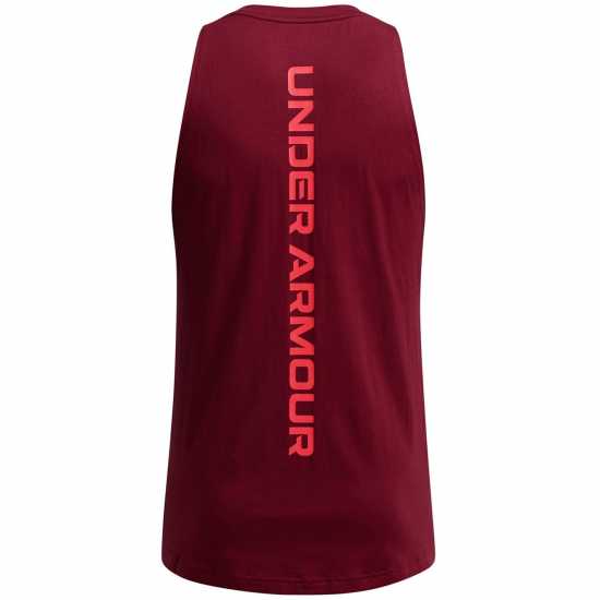 Under Armour Мъжки Потник Armour Baseline Tank Top Mens Кардинал 