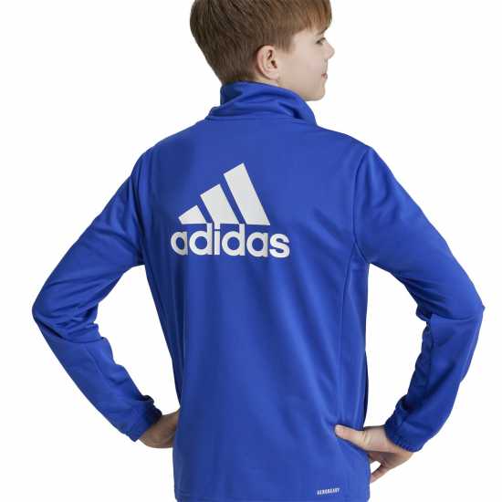 Adidas Linea Poly Suit Junior Boys Полу прозрачен син Детски спортни екипи