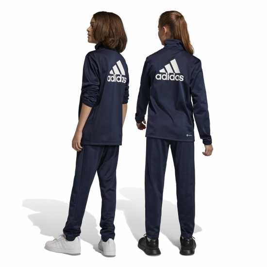 Adidas Linea Poly Suit Junior Boys Legend Ink/Wht Детски спортни екипи