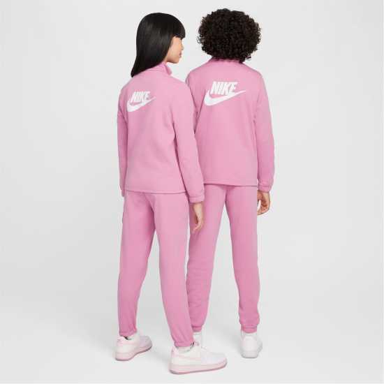 Nike Детски Спортен Екип Nsw Poly Tracksuit Juniors Фламинго розово 