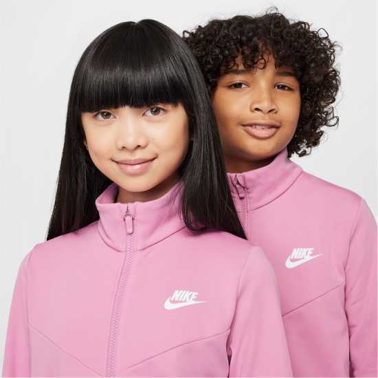 Nike Детски Спортен Екип Nsw Poly Tracksuit Juniors Фламинго розово 