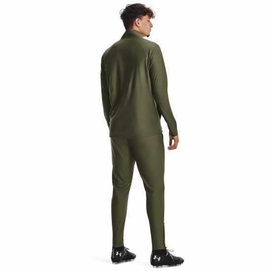 Under Armour Мъжки Спортен Екип Armour Challenger Tracksuit Mens Green/White Мъжки долнища за бягане