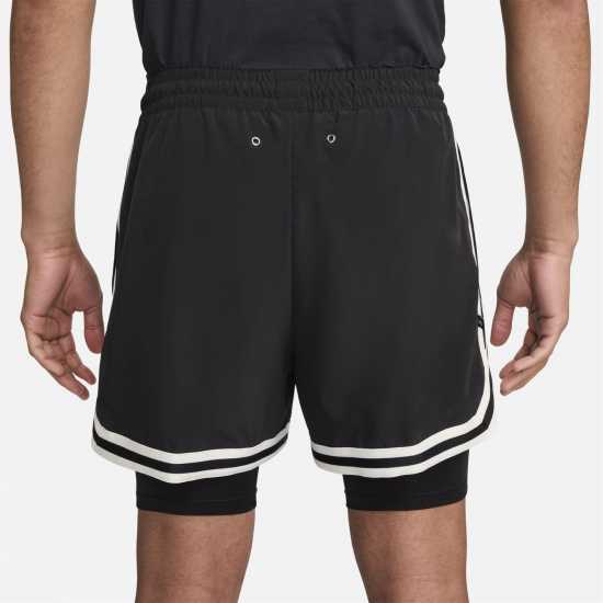 Nike KD Men's 4 DNA 2-in-1 Basketball Shorts Черно/Черно Мъжки къси панталони