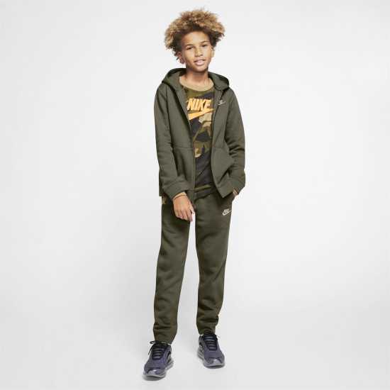 Sale Nike Fleece Tracksuit Junior Boys Rough Greeen Детски полар