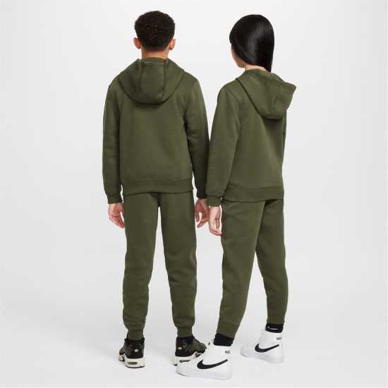 Sale Nike Fleece Tracksuit Junior Boys Rough Greeen Детски полар