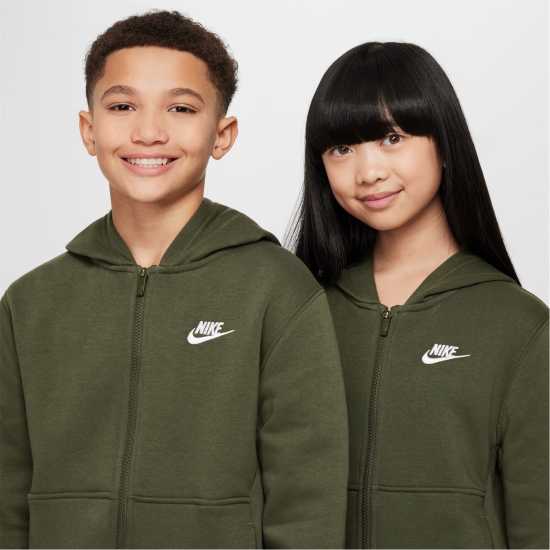 Sale Nike Fleece Tracksuit Junior Boys Rough Greeen Детски полар