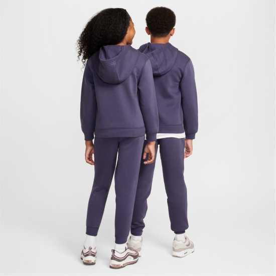 Nike Fleece Tracksuit Junior Boys Тъмно виноградно 