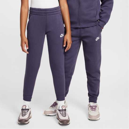 Nike Fleece Tracksuit Junior Boys Тъмно виноградно 