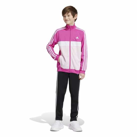 Adidas Essentials Tiberio Tracksuit Полу люцидна Фуч 