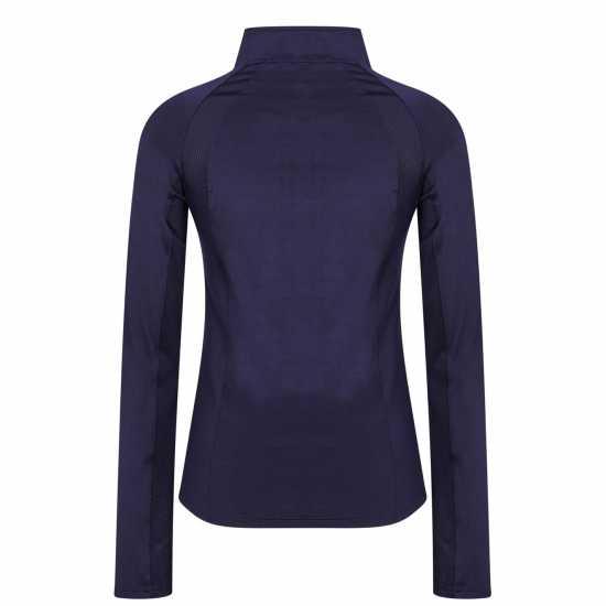 Horseware Дамско Горнище С Цип Aveen Long Sleeve Zip Top Ladies Морска синьо Шорти за бягане