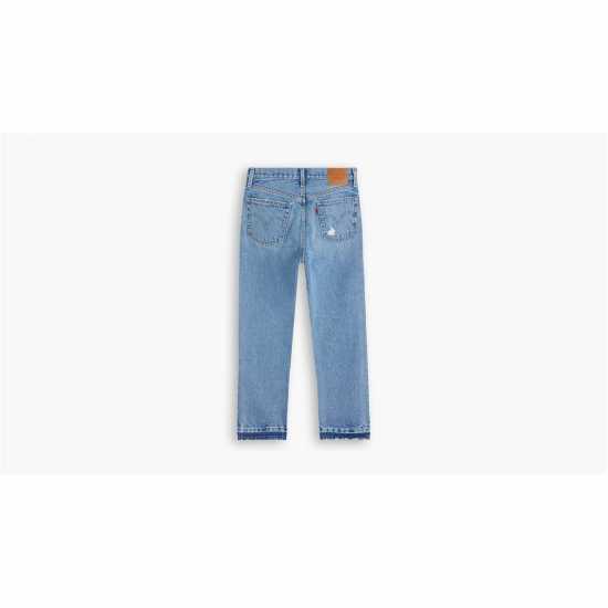 Levis 501 Cropped Jeans  Denim Edit