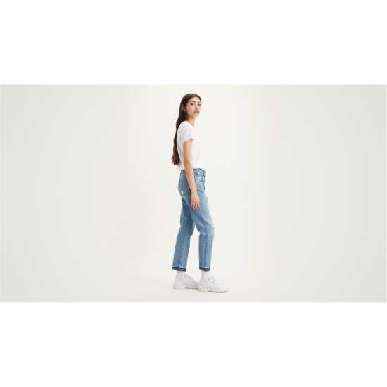 Levis 501 Cropped Jeans  Denim Edit