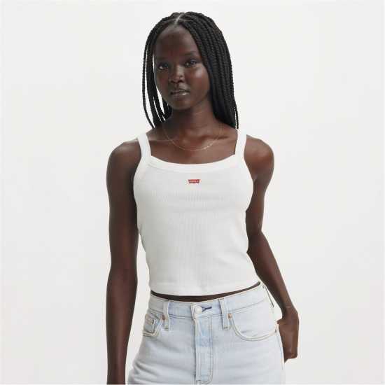 Levis Essential Sporty Tank Top Бяло Womens