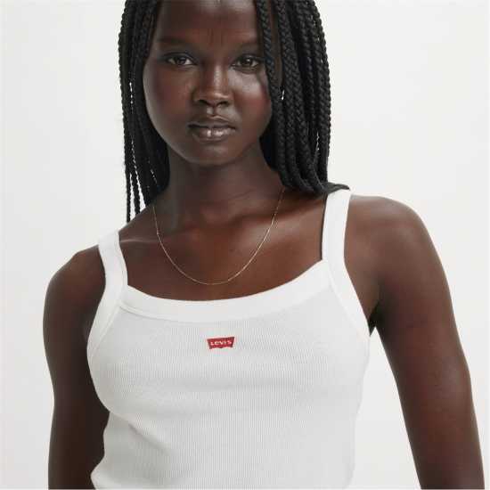 Levis Essential Sporty Tank Top Бяло Womens