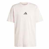 Adidas Strength Graphic T-Shirt Пясъчно розово Мъжко облекло за едри хора