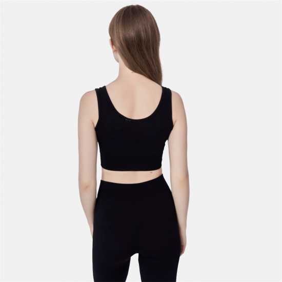 Miso Crop Top Womens Черно Дамско бельо