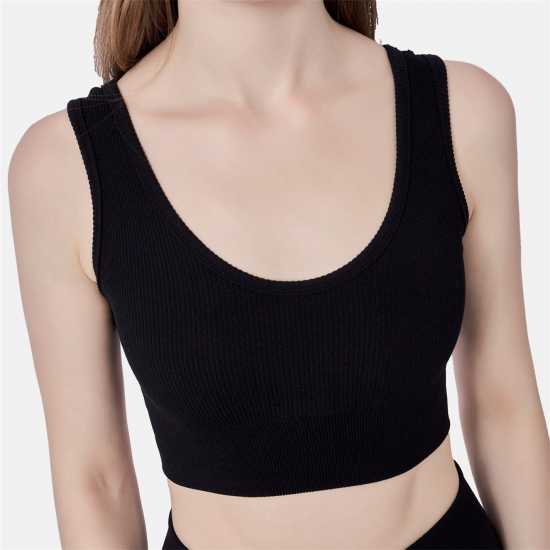 Miso Crop Top Womens Черно Дамско бельо