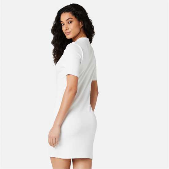 Slazenger Polo Dress Бяло Дамски поли и рокли