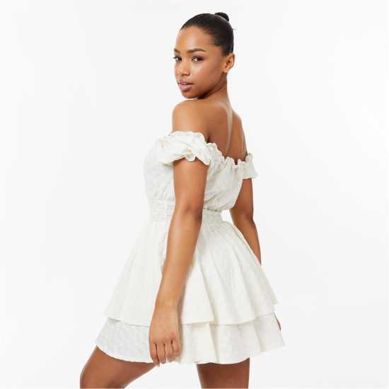 Jack Wills Broderie Mini Dress  Дамски поли и рокли