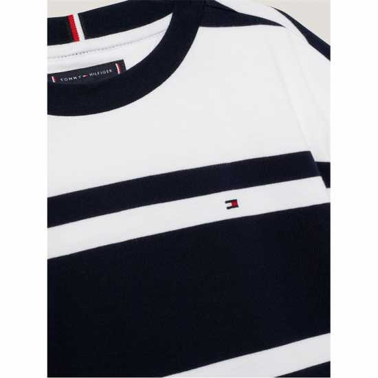 Tommy Hilfiger Rugby Stripe Short Sleeve Tee Junior  