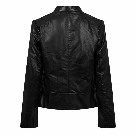 Biba Кожено Яке Neru Collar Leather Jacket  