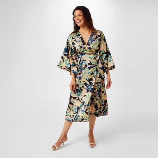 Biba Kimono Sleeve Wrap Dress  Dresses Under 60