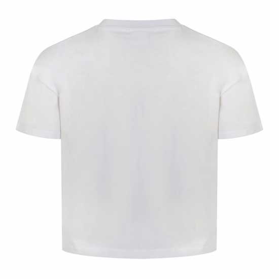 Umbro Diamond Crop T-Shirt Womens Бяло/Бяло Дамско облекло плюс размер