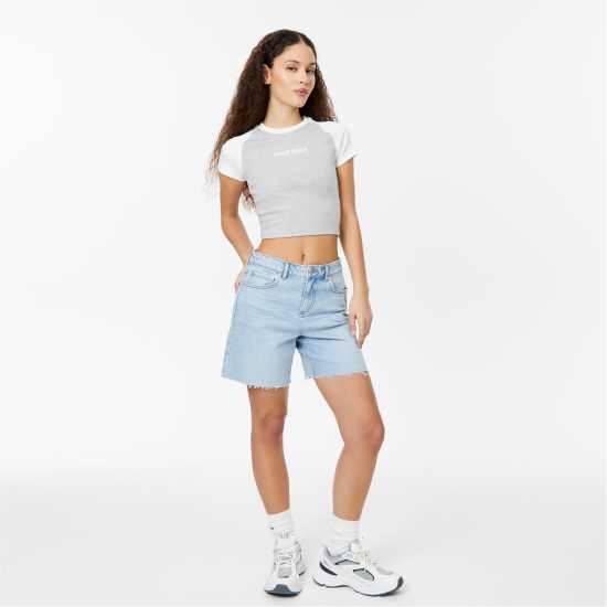 Дънкови Къси Панталони Jack Wills Bermuda Denim Shorts  Дамски къси панталони