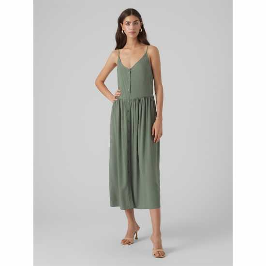 Vero Moda Средна Рокля Midi Dress Лаврова венец Dresses Under 60