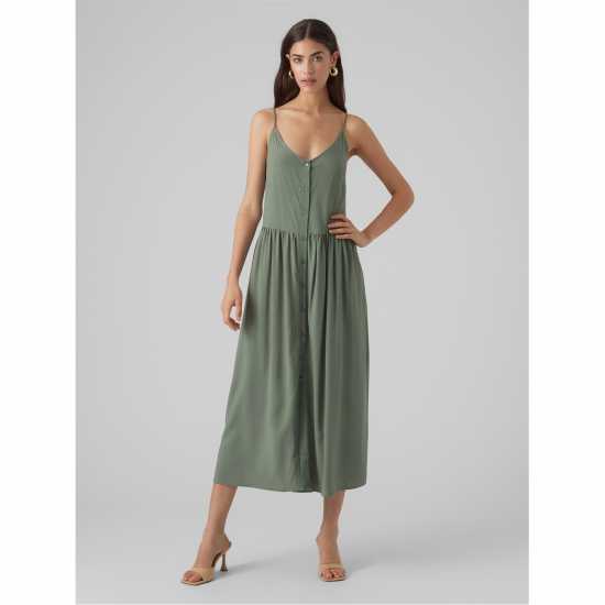 Vero Moda Средна Рокля Midi Dress Лаврова венец Dresses Under 60