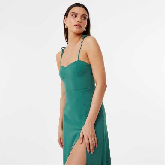 Средна Рокля Jack Wills Spaghetti Strap Midi Dress  Дамски поли и рокли