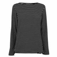 Regatta Fernanda Jersey Top T-Shirt Womens Черно/Бяло Дамски тениски и фланелки