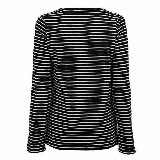 Regatta Fernanda Jersey Top T-Shirt Womens Черно/Бяло Дамски тениски и фланелки