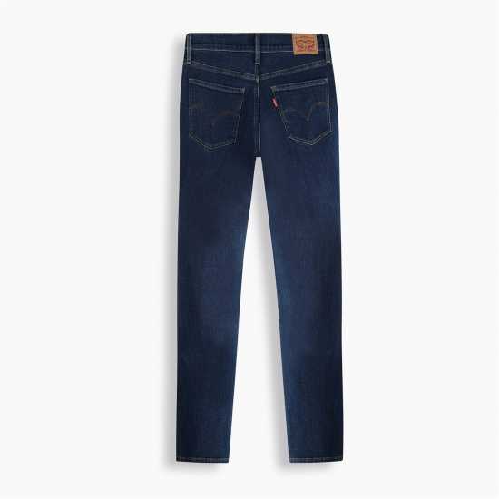 Levis 314 Shaping Straight Jeans Лапис Дарк Хорсе Denim Edit