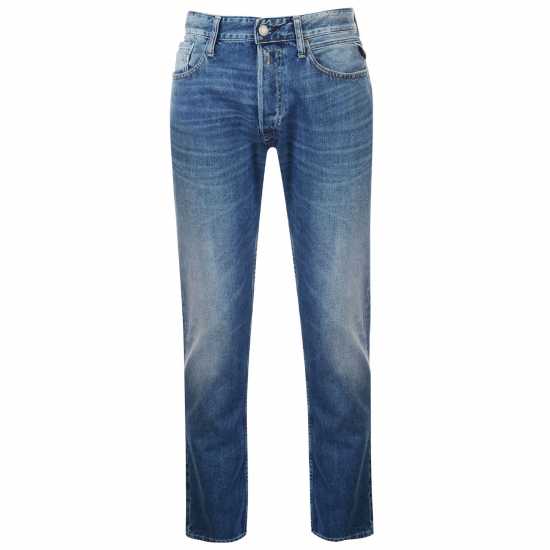 Replay Newbill Comfort Fit Straight Jeans Светло перо 