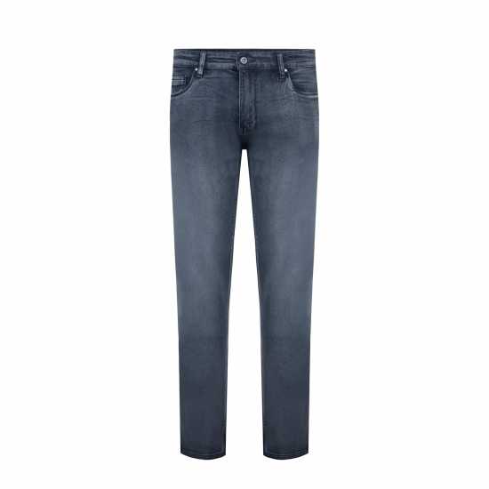 Firetrap Strtch Jeans Sn99 Средно черно Мъжко облекло за едри хора