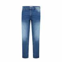 Firetrap Strtch Jeans Sn99 Средно синьо Мъжко облекло за едри хора