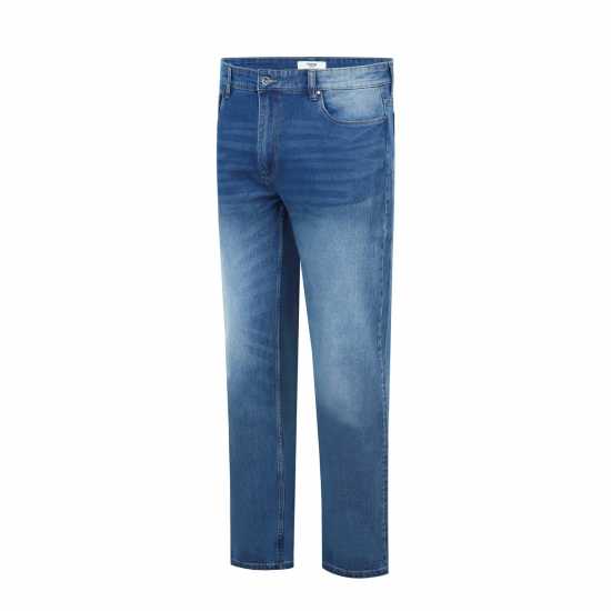 Firetrap Strtch Jeans Sn99 Средно синьо Мъжко облекло за едри хора