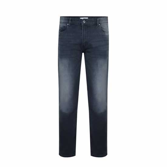 Firetrap Strtch Jeans Sn99 Черно Мъжко облекло за едри хора